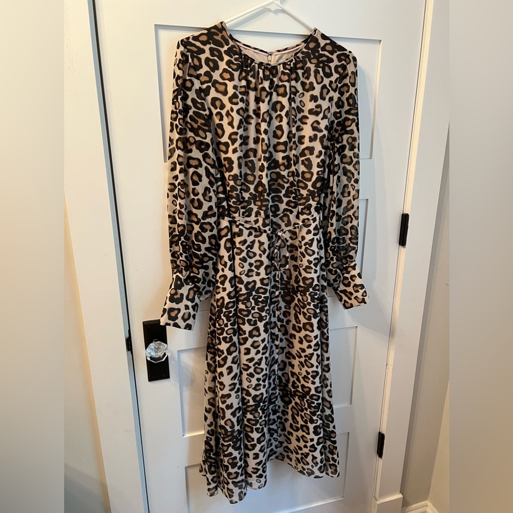 Boden Dress NWT Leopard Size 8R